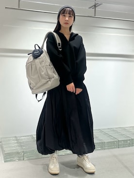 「emmi（エミ）のアイテム」を使った、emmiさん（レディース・161cm）の冬コーディネート