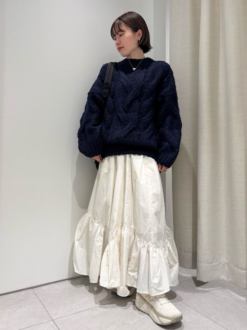 ⚠️最終値下げ【emmi atelier】スラブアランニットプルオーバー スラブアランニットプルオーバー(ニット)｜トップス｜emmi（エミ