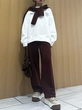 「emmi（エミ）のアイテム」を使った、emmiさん（レディース・157cm）の冬コーディネート