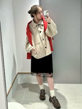 「asics」｜emmiさん（レディース・157cm）の秋コーディネート