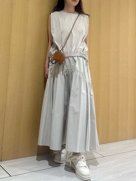 「骨格ナチュラル」｜emmiさん（レディース・157cm）の夏コーディネート