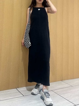 「ASICS（アシックス）のアイテム」を使った、emmiさん（レディース・157cm）の夏コーディネート