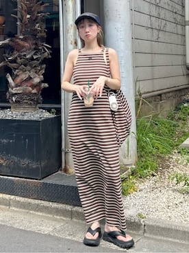 「SHAKA」｜emmiさん（レディース・157cm）の夏コーディネート