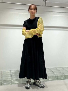「ASICS（アシックス）のアイテム」を使った、emmiさん（レディース・161cm）の夏コーディネート