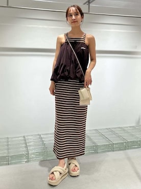 「アイテム（スマホケース/カバー）」を使った、emmiさん（レディース・161cm）の夏コーディネート