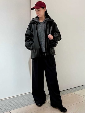 「emmi（エミ）のアイテム」を使った、emmiさん（レディース・160cm）の秋コーディネート
