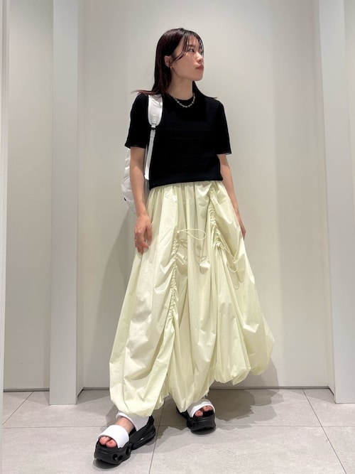 emmi スカート ドロストバルーンスカート/撥水 : ZOZOTOWN Yahoo!店