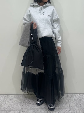 「FILA」｜emmiさん（レディース・163cm）の冬コーディネート