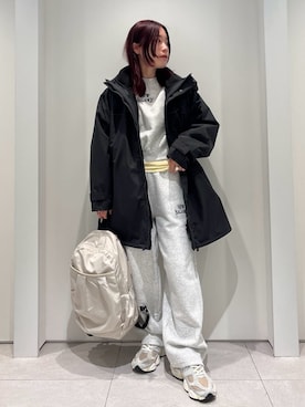 「emmi（エミ）のアイテム」を使った、emmiさん（レディース・154cm）の冬コーディネート