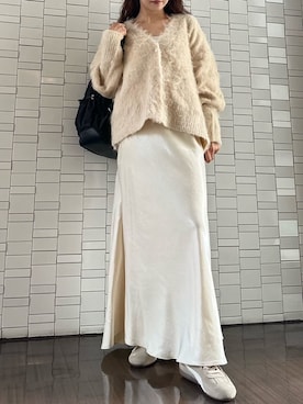 「アイテム（ルームウェア）」を使った、emmiさん（レディース・157cm）の秋コーディネート