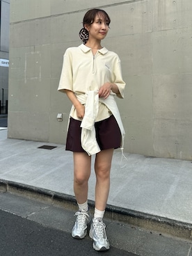 「アイテム（ルームウェア）」を使った、emmiさん（レディース・161cm）の夏コーディネート