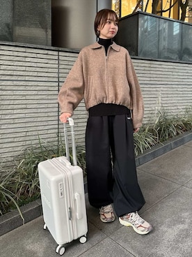 「emmi（エミ）のアイテム」を使った、emmiさん（レディース・160cm）の冬コーディネート