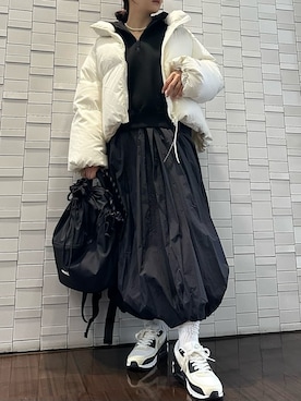 「emmi（エミ）のアイテム」を使った、emmiさん（レディース・157cm）の冬コーディネート