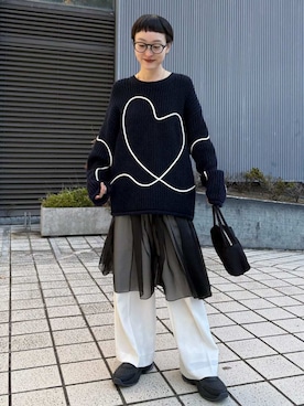 「emmi（エミ）のアイテム」を使った、emmiさん（レディース・153cm）の冬コーディネート