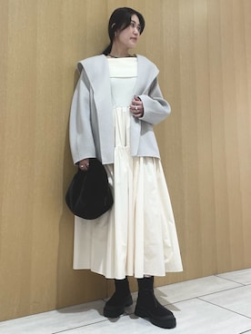 「emmi（エミ）のアイテム」を使った、emmiさん（レディース・169cm）の冬コーディネート