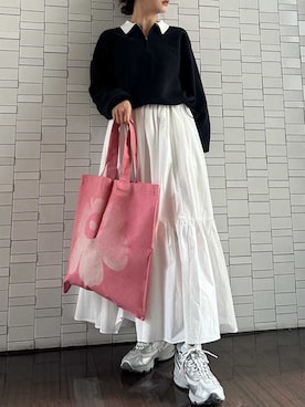 「emmi（エミ）のアイテム」を使った、emmiさん（レディース・157cm）の秋コーディネート