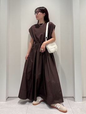 「HUNTER(ハンター)のアイテム」を使った、emmiさん(レディース・154cm)の夏コーディネート