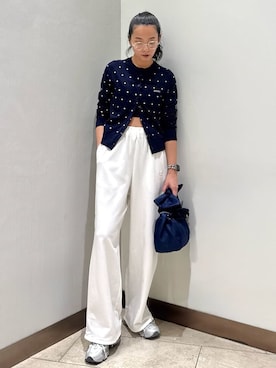「アイテム（ルームウェア）」を使った、emmiさん（レディース・165cm）の秋コーディネート