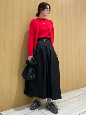 「アイテム（ルームウェア/パジャマ）」を使った、emmiさん（レディース・169cm）の秋コーディネート