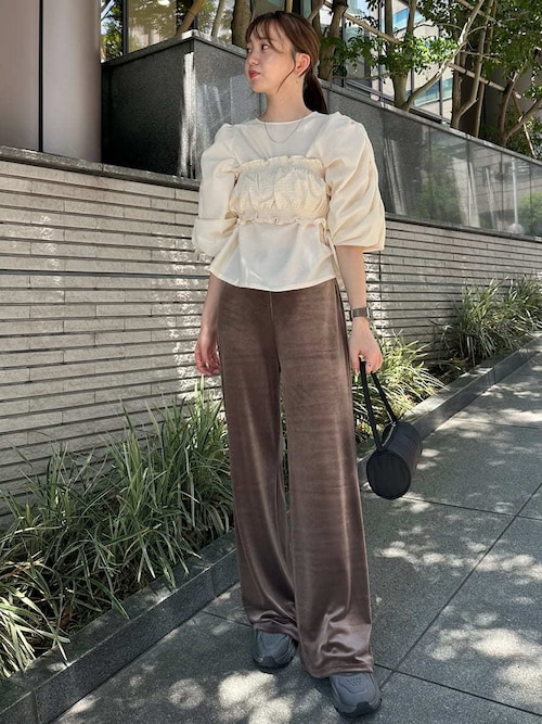 セール】ギンガムチェック2ピースブラウス（シャツ/ブラウス）｜emmi