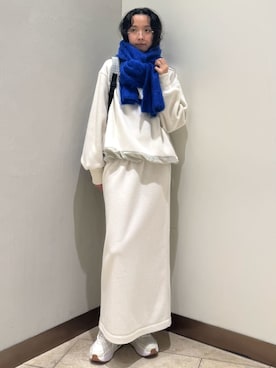 「アイテム（バックパック/リュック）」を使った、emmiさん（レディース・165cm）の秋コーディネート