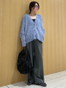 「アイテム（ルームウェア/パジャマ）」を使った、emmiさん（レディース・169cm）の秋コーディネート