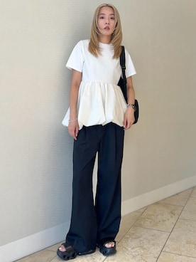 「emmi（エミ）のアイテム」を使った、emmiさん（レディース・165cm）の春コーディネート