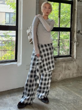 「emmi（エミ）のアイテム」を使った、emmiさん（レディース・165cm）の夏コーディネート