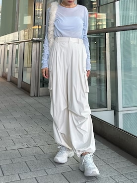 emmi / タックドロストフォルムカーゴパンツ エミ emmi タックドロストフォルムカーゴパンツ レディース
