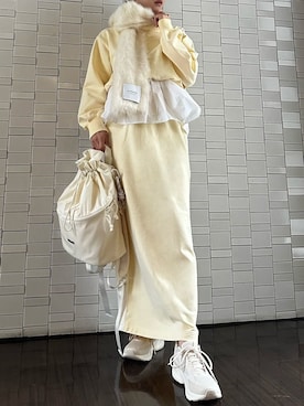 「emmi（エミ）のアイテム」を使った、emmiさん（レディース・157cm）の冬コーディネート