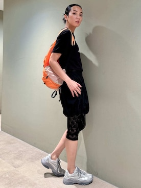 「emmi（エミ）のアイテム（トップス）」を使った、emmiさん（レディース・165cm）の冬コーディネート