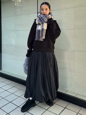 「emmi（エミ）のアイテム」を使った、emmiさん（レディース・165cm）の秋コーディネート