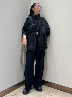 「アイテム（ボディバッグ/ウエストポーチ）」を使った、emmiさん（レディース・165cm）の夏コーディネート