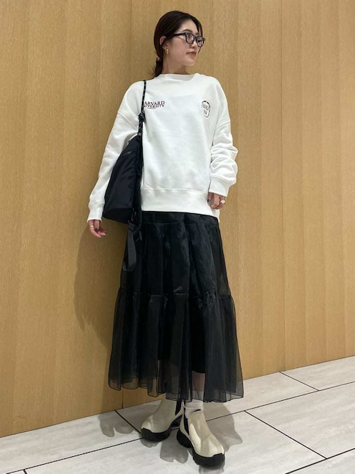 チュールボリュームシアースカート（スカート）｜emmi（エミ）の