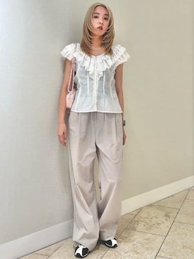 「emmi（エミ）のアイテム」を使った、emmiさん（レディース・165cm）の春コーディネート