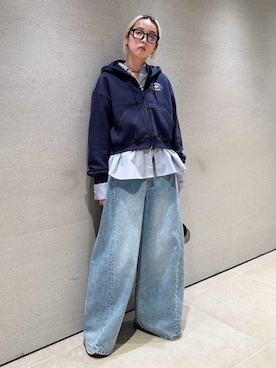 「emmi（エミ）のアイテム」を使った、emmiさん（レディース・165cm）の秋コーディネート