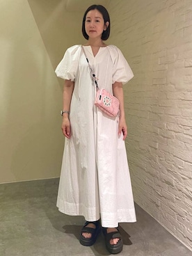 「emmi（エミ）のアイテム（アクセサリー）」を使った、emmiさん（レディース・157cm）の夏コーディネート