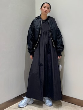 「アイテム（エコバッグ/サブバッグ）」を使った、emmiさん（レディース・165cm）の秋コーディネート