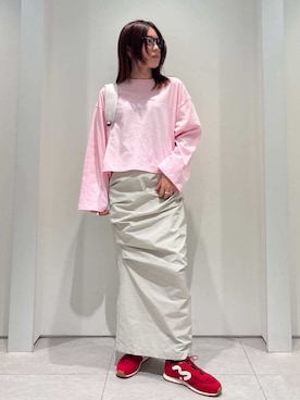 「emmi（エミ）のアイテム」を使った、emmiさん（レディース・154cm）の春コーディネート