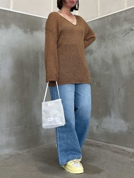 「emmi（エミ）のアイテム」を使った、emmiさん（レディース・163cm）の春コーディネート