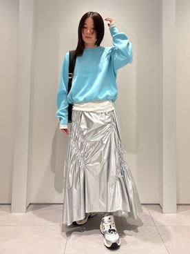 「emmi（エミ）のアイテム」を使った、emmiさん（レディース・154cm）の冬コーディネート