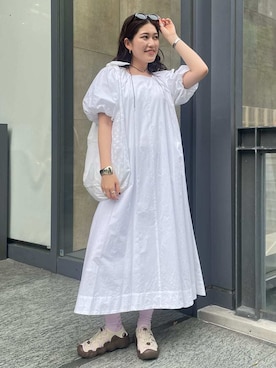 「KEEN（キーン）のアイテム」を使った、emmiさん（レディース・169cm）の夏コーディネート