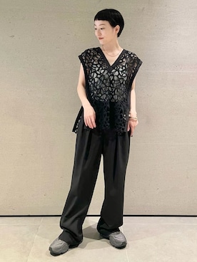 「PUMA（プーマ）のアイテム」を使った、emmiさん（レディース・153cm）の春コーディネート