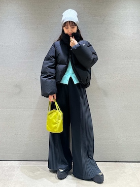 「アイテム（ルームウェア/パジャマ）」を使った、emmiさん（レディース・161cm）の秋コーディネート