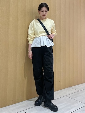 「emmi（エミ）のアイテム」を使った、emmiさん（レディース・169cm）の冬コーディネート