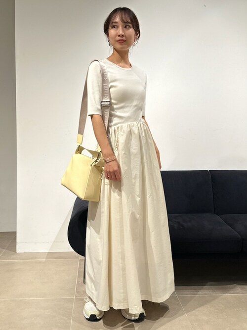 ハーフスリーブニットドッキングワンピース（ワンピース）｜emmi（エミ  