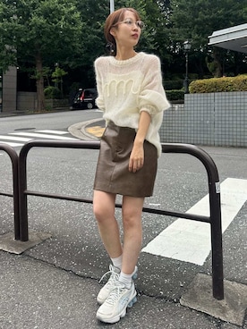 「ASICS（アシックス）のアイテム」を使った、emmiさん（レディース・161cm）の夏コーディネート