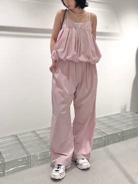 「アイテム（その他トップス）」を使った、emmiさん（メンズ・155cm）の夏コーディネート