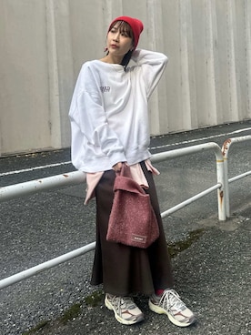 emmiさん（レディース・161cm）の冬コーディネート