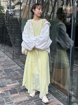 「emmi（エミ）のアイテム」を使った、emmiさん（レディース・161cm）の冬コーディネート